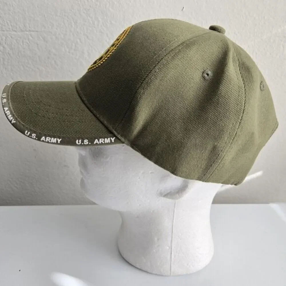 U.S. ARMY Green Adjustable Cap Hat Officially Licensed‎ U.S. WARRIORS Logo Seal